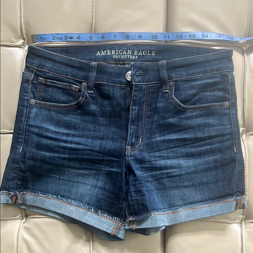 American Eagle Outfitters Women's Blue Denim Shorts